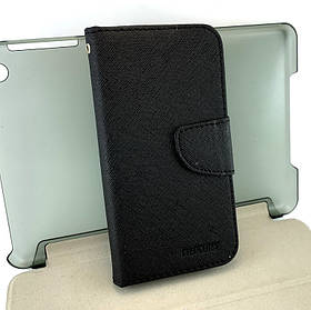 Чехол для Huawei Y5c книжка боковой с подставкой Goospery противоударный черный