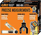 Набір вимірювальних інструментів CMT DMS-001 для настроювання верстатів для дерева: цифровий висотомір, кутомір, мала, фото 6