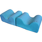 Ортопедична подушка під ноги (26×20 см, висота валиків 12 см ) J2310 Олві Україна Графітовий колір!!!!!!!, фото 2