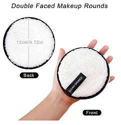 Спонж для знімання макіяжу багаторазовий - білий