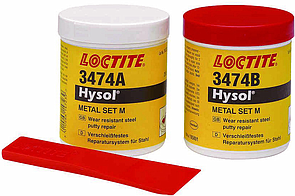 Loctite Hysol 3474 — підвищеної зносостійкості для ремонту та відновлення зношений і пошкоджений.обладнання