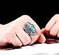 Перстень Орел з каменем, фото 2