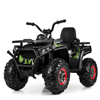 Дитячий квадроцикл (2 мотори по 35W, MP3, USB, TF) Bambi M 4081EBLRS-18 Хакі камуфляж