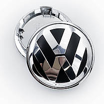Ковпачки (заглушки) в литі диски VW (Фольцваген) 65 мм Хром база та лого (3B7601171), фото 5