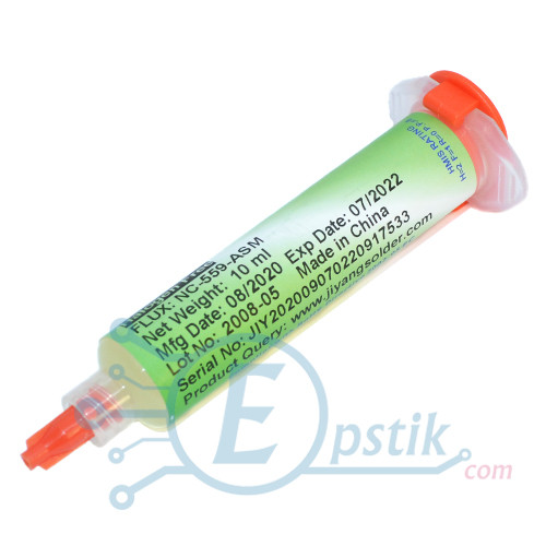 NC-559-ASM флюс-гель слабоактивный 10 мл Riesba