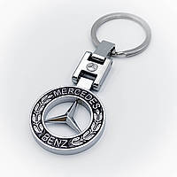 Брелок для ключей Mercedes-Benz (Мерседес) Классик логотип металл