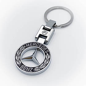 Брелок для ключів Mercedes-Benz (Мерседес) Класик логотип метал