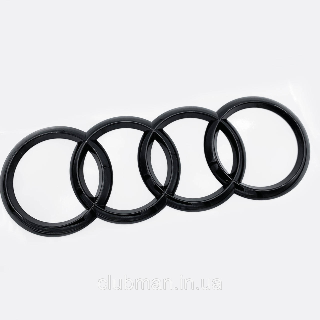 Емблема задня AUDI (Ауді) 192мм A3 (8V), A4 (B8), TT (8J) - Чорний глянець (4g8853735)