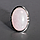 Срібне кільце з рожевим кварцом, 25*18 мм, 1593КР, фото 2