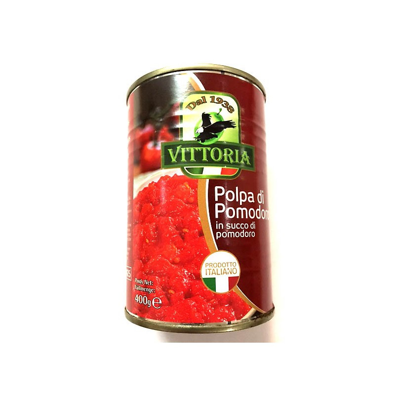 Очищені Помідори Vittoria Polpa Di Pomodoro, 400г