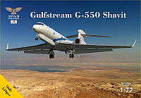 Пластикова модель 1/72 SOVA-M 72018 Американськи пасажирський літак Gulfstream G-550 Savit