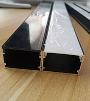 Профиль алюминиевый SL30 Black 30х20 + матовый рассеиватель