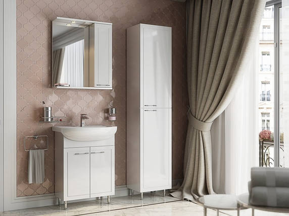 Тумба Aquarius Elegance 50 см с умывальником Артеко 50, фото 2