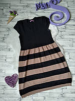 Платье Incity женское вязанное короткий рукав размер 42-44 XS-S