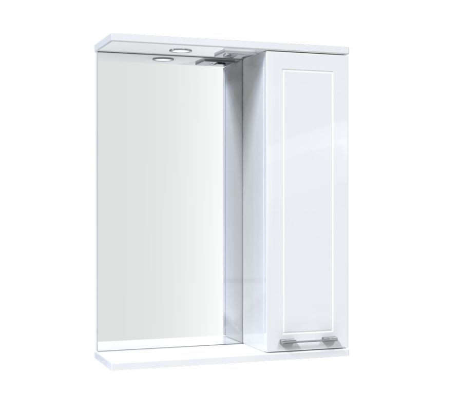 Зеркало Aquarius Elegance со шкафчиком и подсветкой 50 см