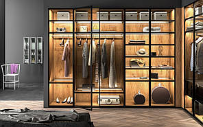 Гардеробна кімната з підсвіткою на замовлення Хіт продажів