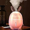 Зволожувач повітря Кролик Humidifiers Rabbit рожевий, фото 4