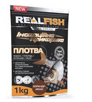 Прикормки RealFish Плотва Кориандр-арахис 1kg