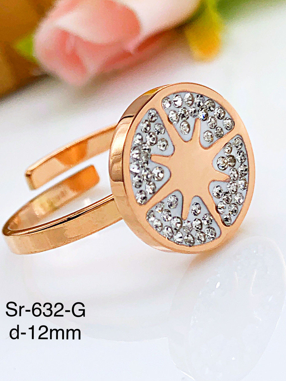 Каблучка Stainlees Steel (преміум) Sr-632 open