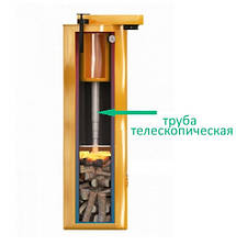 Телескопічна труба нижня для котлів STROPUVA S20 / Запчастини та комплектуючі Стропува, фото 3