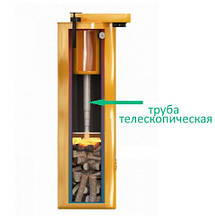 Телескопічна труба нижня для котлів STROPUVA S10 / Запчастини та комплектуючі Стропува, фото 3