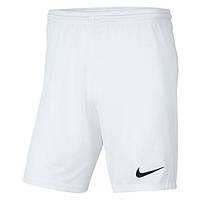 Спортивні ігрові шорти Nike Park III BV6855-100, Білий, Розмір (EU) — S