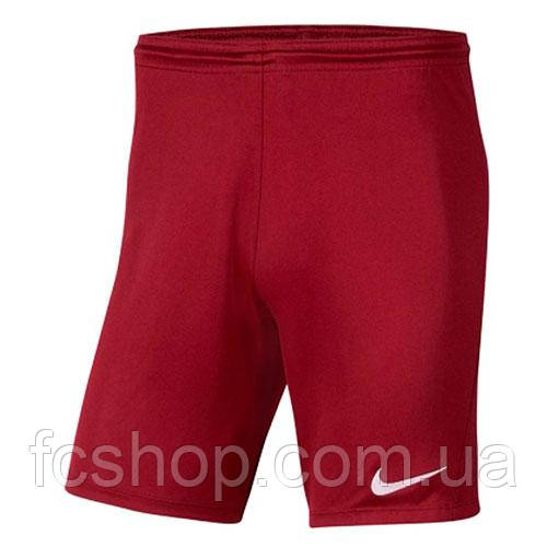 Спортивні ігрові шорти Nike Park III BV6855-677, Бордовий, Розмір (EU) — M