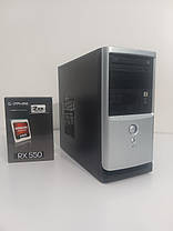 Midi Tower Silver / Intel Core i5-2400 (4 ядра по 3.1 — 3.4 GHz) / 8 GB DDR3 / 120 GB SSD + 500 GB HDD / AMD, фото 3