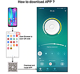 No164 Драйвер 160W + пульт + APP + SK (220V) Driver для світлодіодних люстр 24-40Wx4 (4x2pin), фото 9