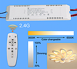 №170 Драйвер (без пульта) + APP Driver 24-40Wx2+LED 220V DC72-140V 250mA (2x2pin), фото 4