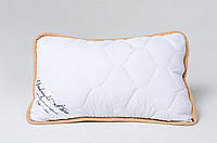 Подушка із вовни мериносів біла класична розмір 40х60