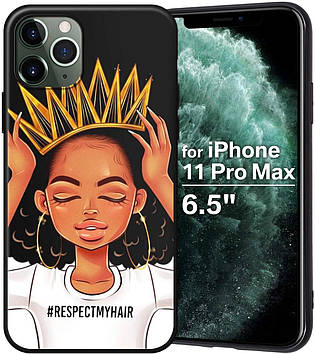 Чохол силіконовий XIX для iPhone 11 Pro Max (6.5"), Queen Girls