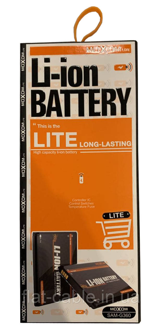 Батарея (акумулятор) EB-BG360CBC для Samsung G360H, G361 J200 Li-ion 3.8 V 2000 mAh (MOXOM Lite)