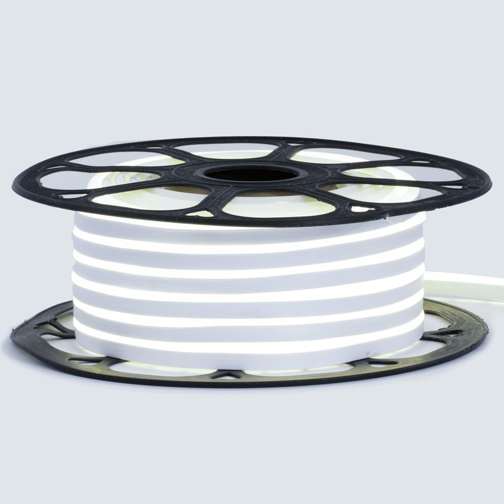Led неон 12 В білий нейтральний 6х12 AVT smd2835 120 LED/m 6 W IP65 силікон (гнучкий неон, холодний неон