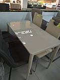 Стіл Т-300-11 молочний Vetro Mebel 110*60, скло, фото 2