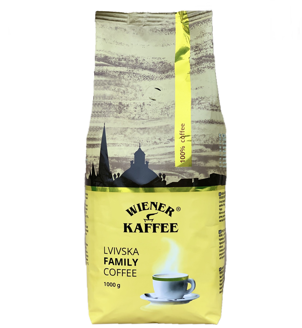 Натуральна кава в зернах першого гатунку Lvivska Family Coffee 1 кг