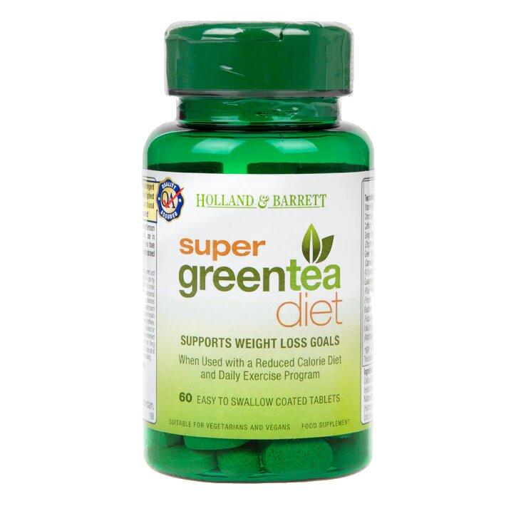 Біологічно активна добавка зелений чай Holland & Barrett Super Green Tea Diet, 60 шт.