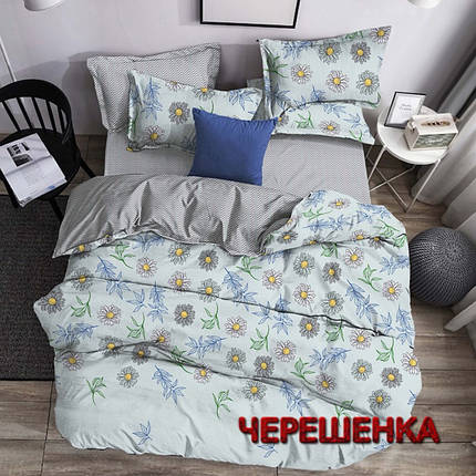 Сімейний набір бавовняного постільної білизни з Бязі "Gold" №151538AB Черешенка™, фото 1