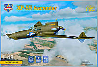 Пластикова модель 1/48 Modelsvit 4808 Американський винищувач Curtiss-Wright XP-55 Ascender