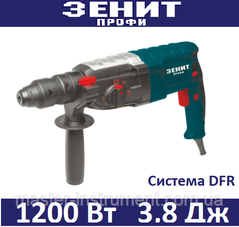 Перфоратор Зеніт ЗПП-1200/2 DFR Профі