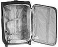 Средний тканевый чемодан Wings черный на 60л, фото 3