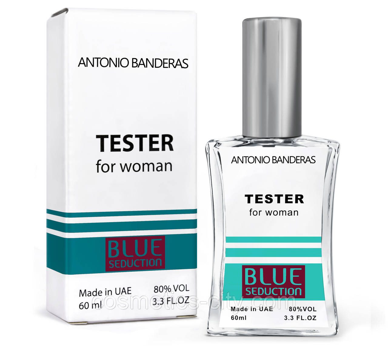 Тестер жіночий Blue Seduction Antonio Banderas woman, 60 мл. NEW, фото 1