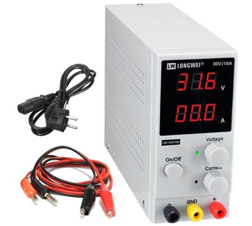 Блок живлення лабораторний LONGWEI LW-K3010D 30V 10A, фото 1