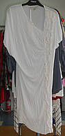 Платье-туника летнее белое со шнуровкой Crisnina Gavioli