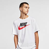 Футболка спортивна чоловіча Nike M NSW TEE ICON FUTURA біла