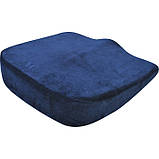 Ортопедична подушка для сидіння з ефектом пам'яті 41х38х9 см J2511 Олві Україна, фото 3