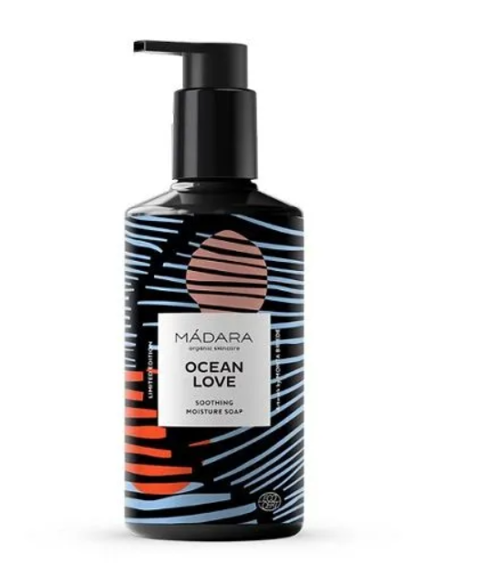 Зволожуюче мило для тіла і рук OCEAN LOVE органічне Мádara.250 мл