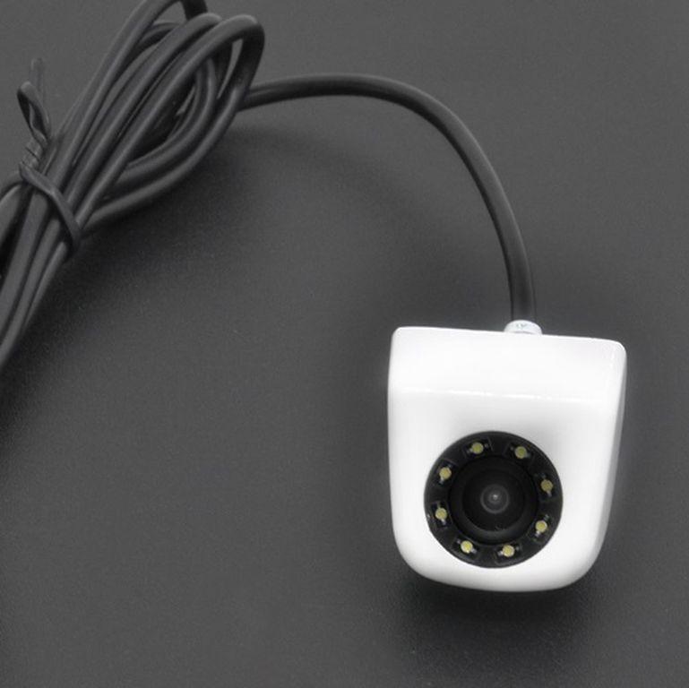 Камера паркування заднього виду LUXUR 8 Led підсвічування 4pin AV White Білий