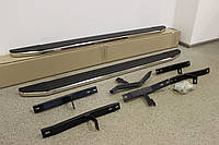 Подножки (пороги) наружные боковые для Hyundai Santa Fe '09-12