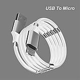 Кабель Micro USB з кільцевими магнітами магнітний кабель Мікро Юсб 1 м, фото 7